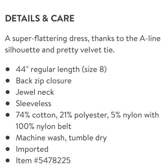 🌱j c r e w • velvet tie dress - Picture 7 of 7